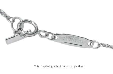 Tiffany & Co T2 Bar Diamond Pendant 18k White Gold - Bloomsbury Manor Ltd