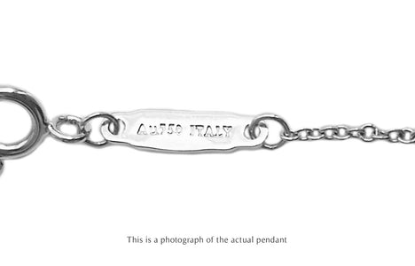 Tiffany & Co T2 Bar Diamond Pendant 18k White Gold - Bloomsbury Manor Ltd