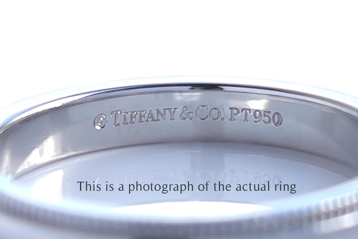 Tiffany & Co Together Milgrain 3mm Wedding Band Ring - Bloomsbury Manor Ltd