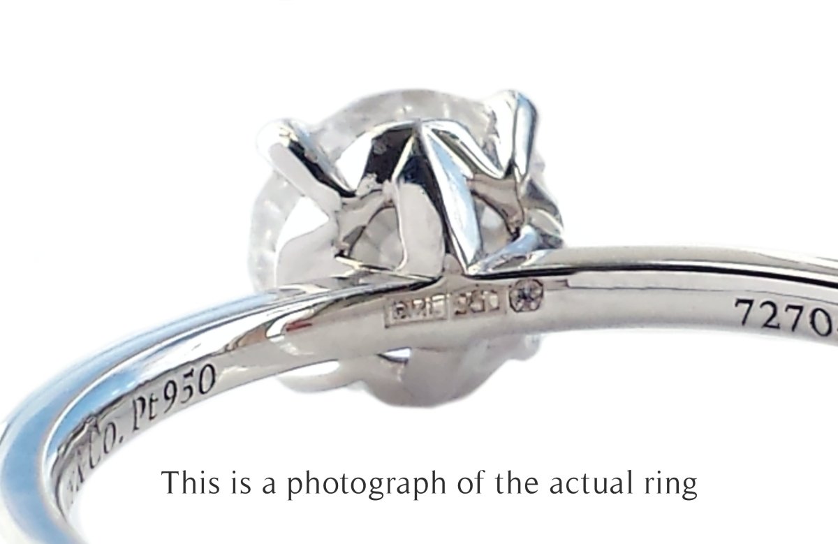 Tiffany & Co. 'True' 0.61ct D/IF Round Brilliant Diamond Engagement Ring - Bloomsbury Manor Ltd
