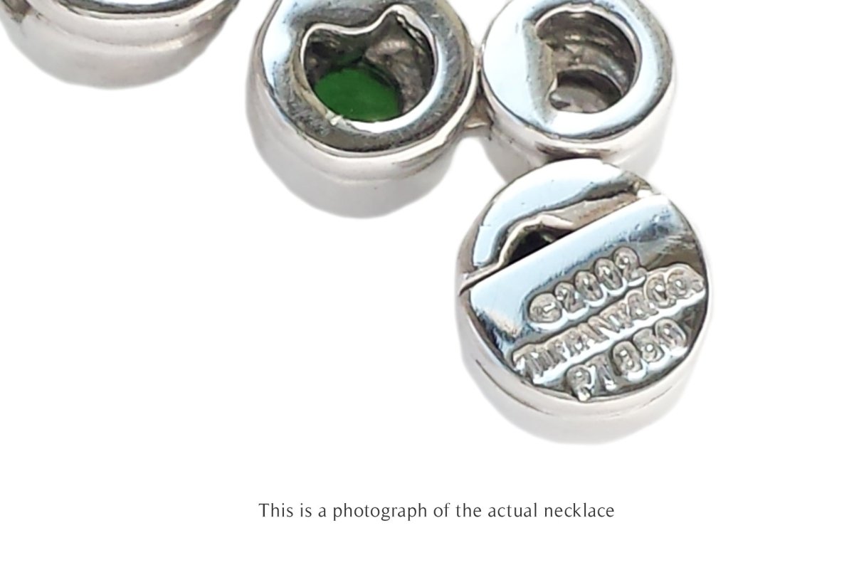 Tiffany & Co Tsavorite Garnet & Diamond Bubbles Pendant - Bloomsbury Manor Ltd