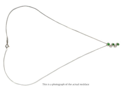 Tiffany & Co Tsavorite Garnet & Diamond Bubbles Pendant - Bloomsbury Manor Ltd