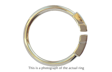 Tiffany & Co Turquoise T Wire 18k Gold Ring - Bloomsbury Manor Ltd