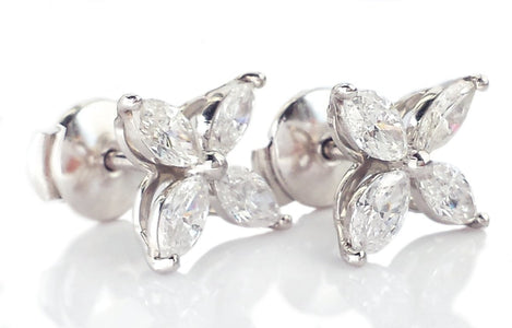 Tiffany & Co. Victoria® Diamond Earrings – Large 1.62ct Marquise Cut - Bloomsbury Manor Ltd