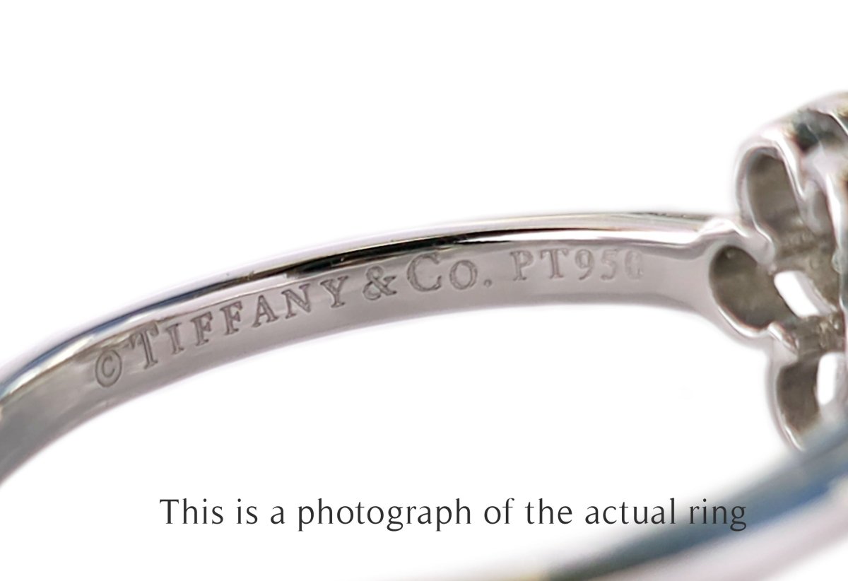 Tiffany & Co Vintage Flower Diamond Engagement Ring - Bloomsbury Manor Ltd