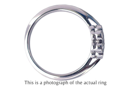 Tiffany & Co Vintage Flower Diamond Engagement Ring - Bloomsbury Manor Ltd