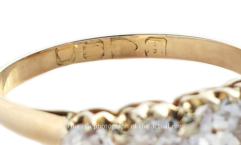 Victorian 5 Stone 1.40tcw Old European Cut Diamond Engagement Ring - Bloomsbury Manor Ltd