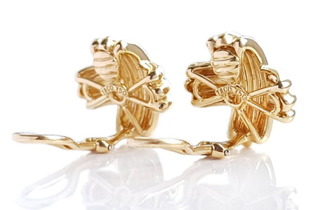 Vintage 1980s Tiffany & Co. Signature X 750 Earrings - Bloomsbury Manor Ltd