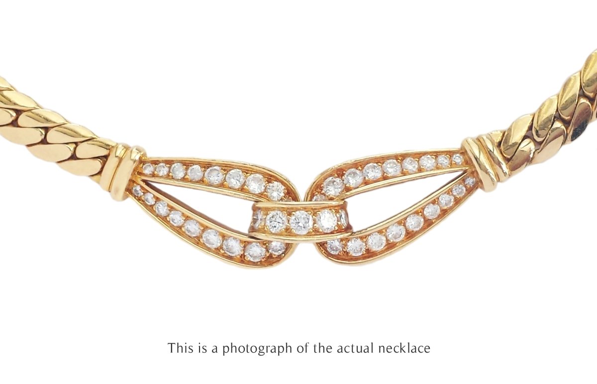Vintage Cartier Georges Lenfant Diamond Necklace - Bloomsbury Manor Ltd