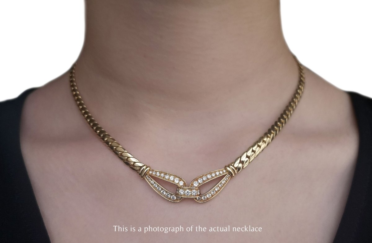 Vintage Cartier Georges Lenfant Diamond Necklace - Bloomsbury Manor Ltd