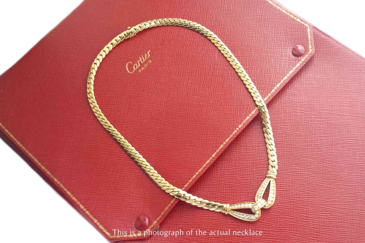 Vintage Cartier Georges Lenfant Diamond Necklace - Bloomsbury Manor Ltd