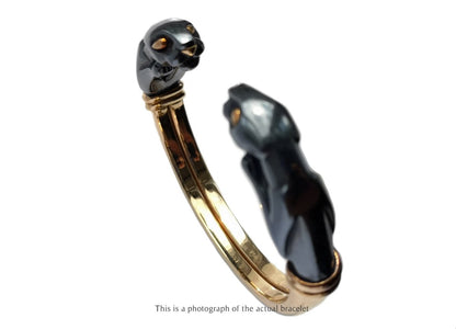 Vintage Cartier Panthere Silverium Black Bracelet - Bloomsbury Manor Ltd