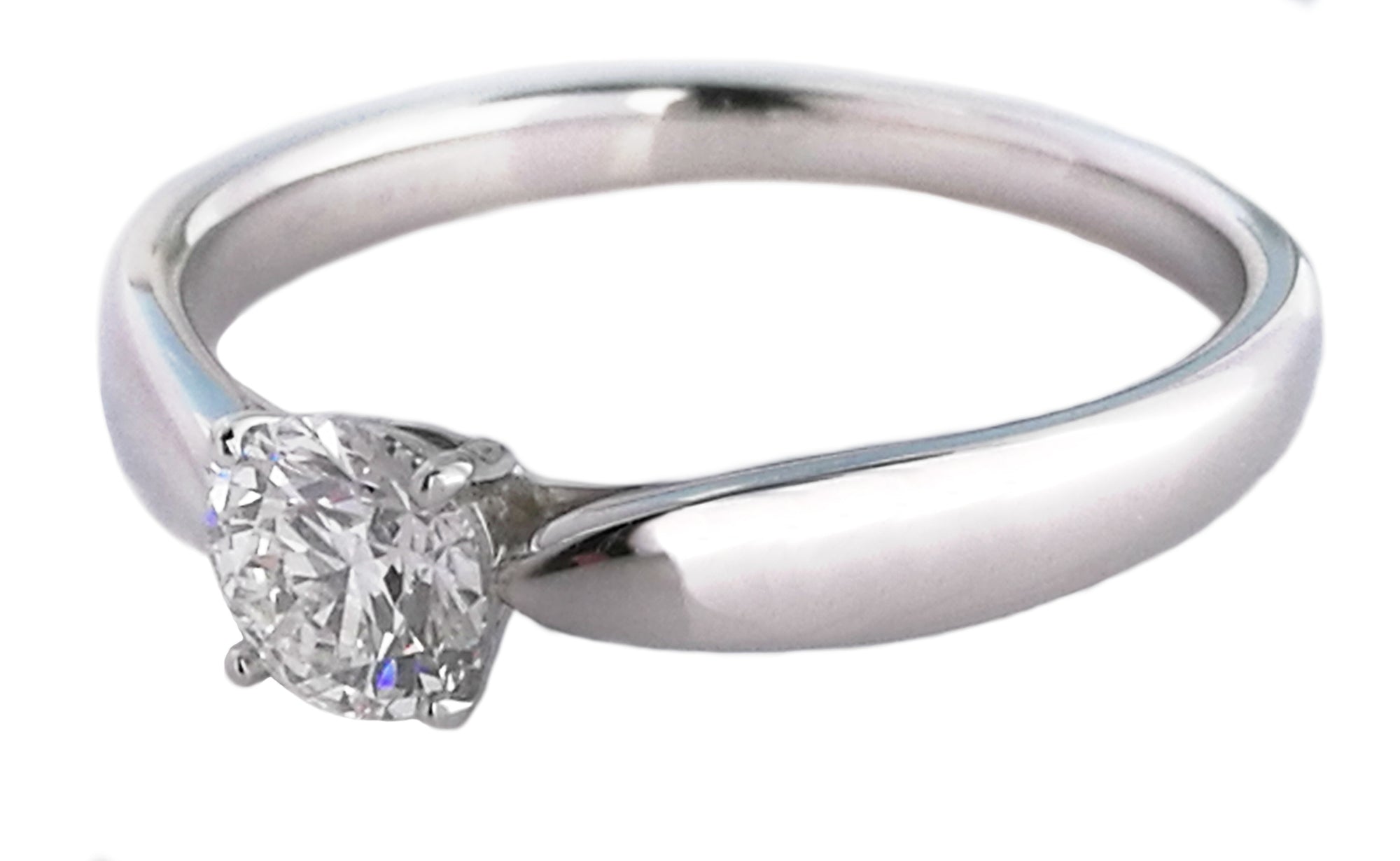 Tiffany & Co .41ct I/SI1 Round Brilliant Diamond Harmony Engagement Ring