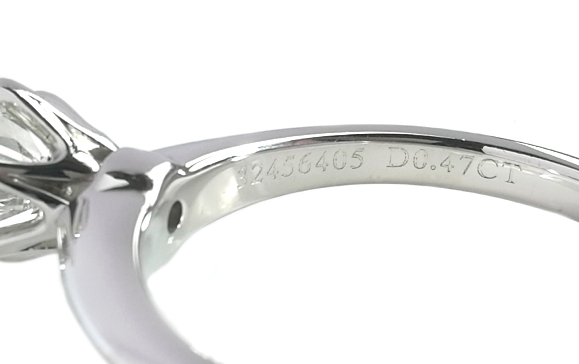 Tiffany & Co. 0.47ct I/VVS1 Triple XXX Round Brilliant Diamond Engagement Ring