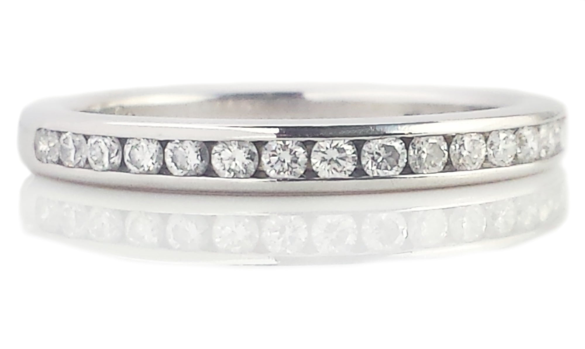 Tiffany & Co. Channel Set Diamond Wedding Band / Ring