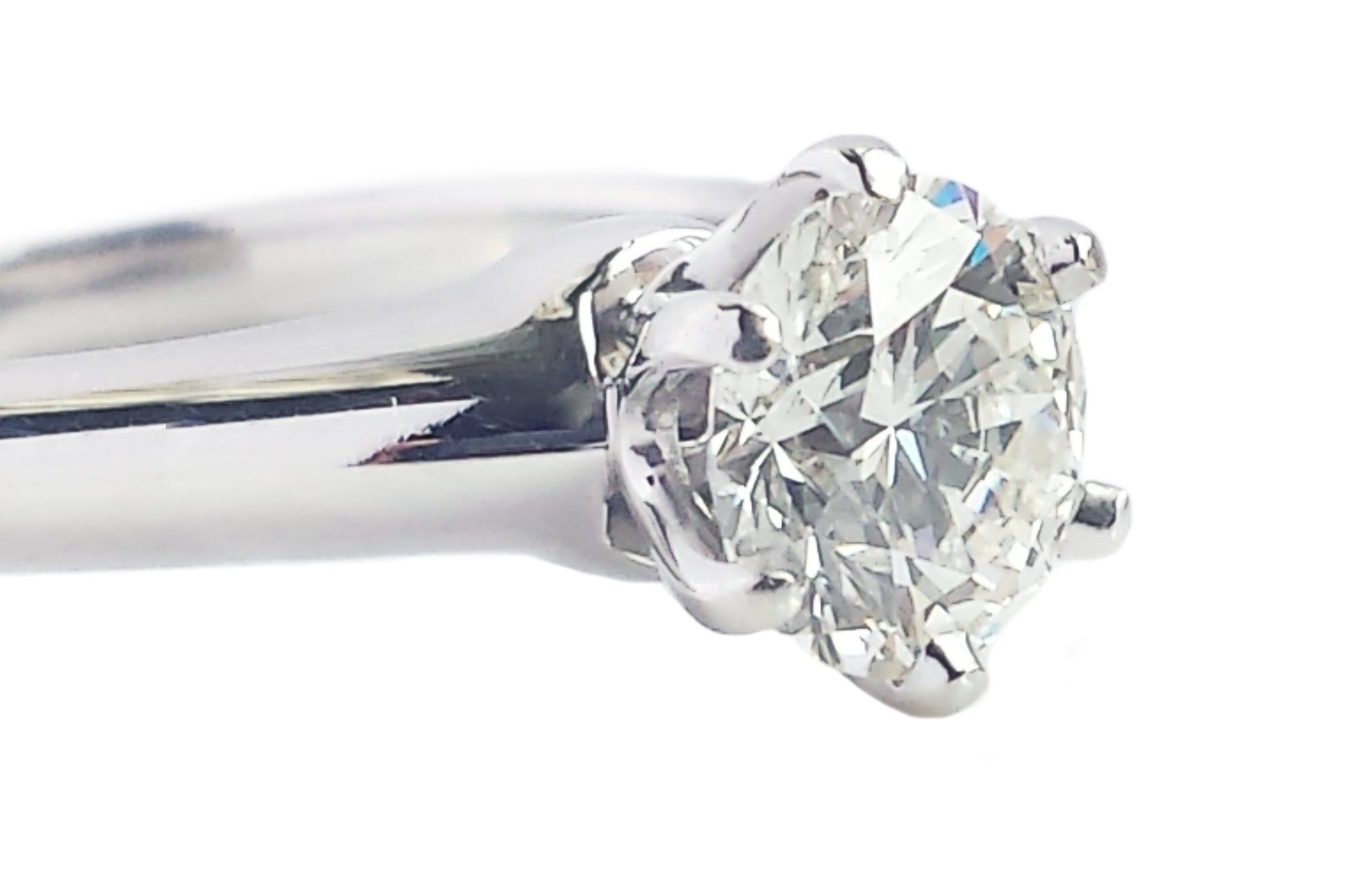 Tiffany & Co. 0.75ct I/VS2 Triple XXX Round Brilliant Diamond Engagement Ring