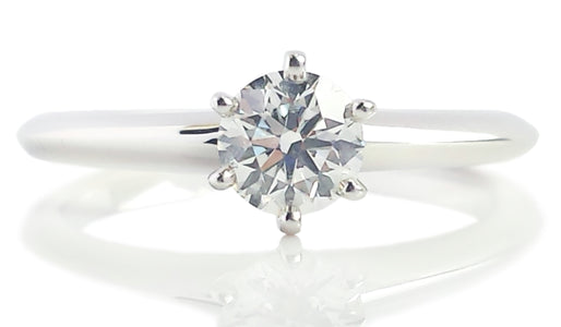 Tiffany & Co 0.50ct I/VVS2 Round Brilliant Diamond Engagement Ring M