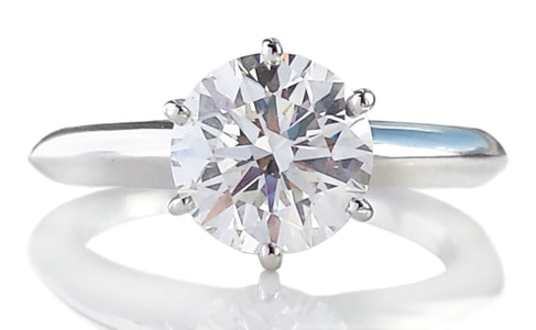 Tiffany & Co 1.82ct H/VS1 Round Brilliant Cut Diamond Engagement Ring