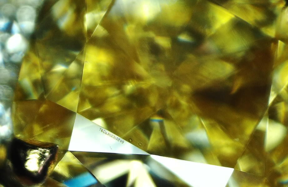Tiffany & Co. 0.33ct Fancy Intense Yellow Diamond Soleste Pendant