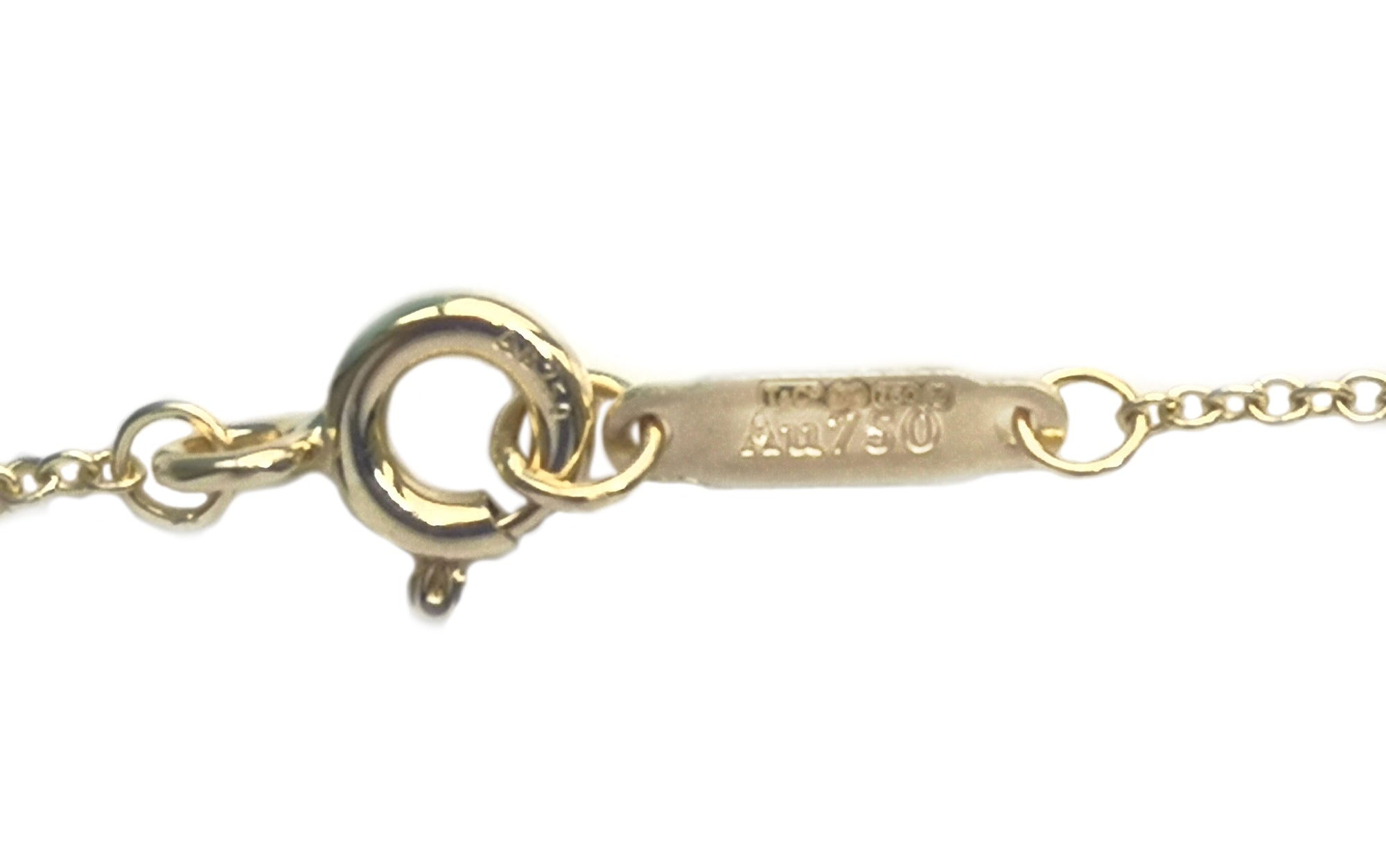 Tiffany & Co. 18k Yellow Gold Key Pendant, 16in chain