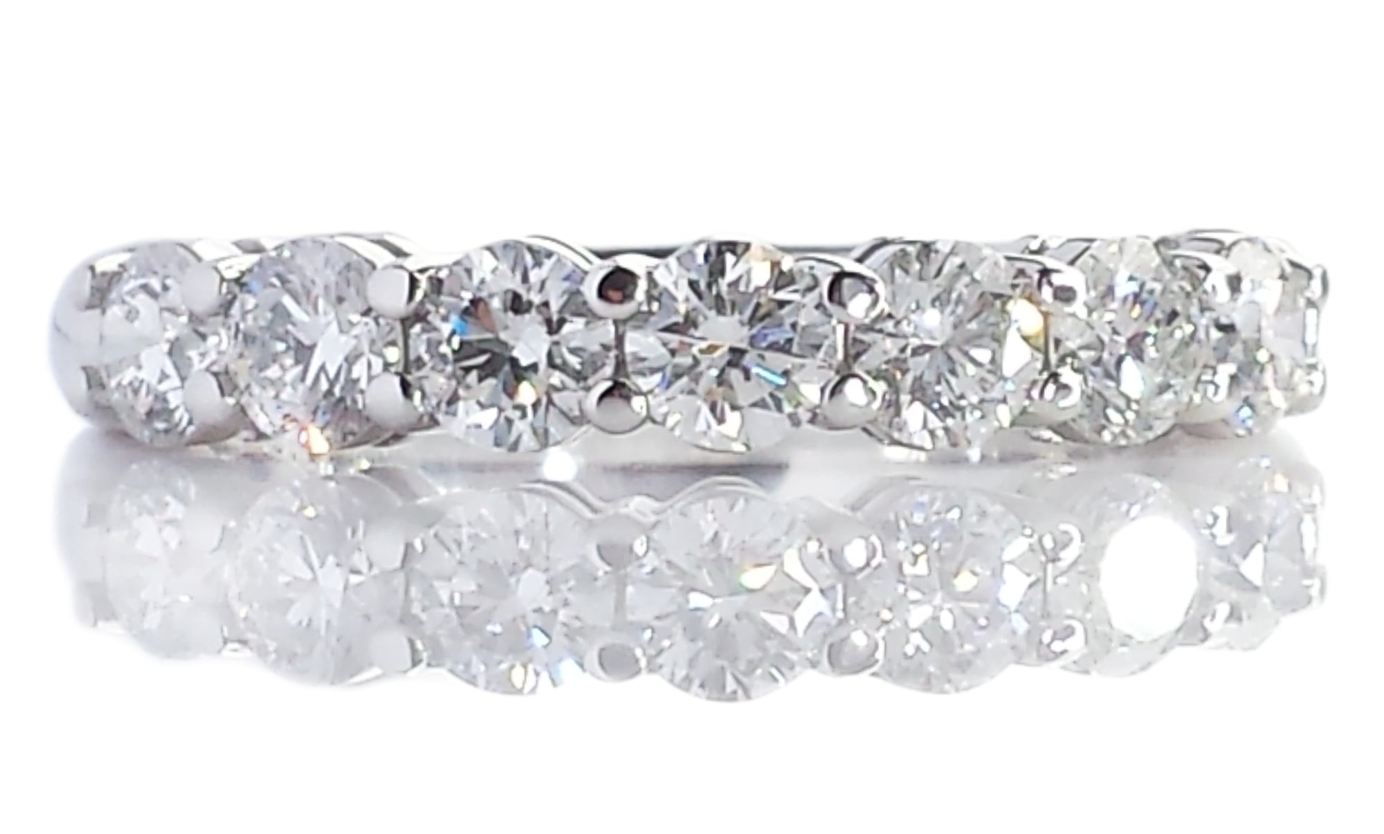 Tiffany & Co. Embrace Shared Setting 3.5mm .91ct Diamond Eternity Ring