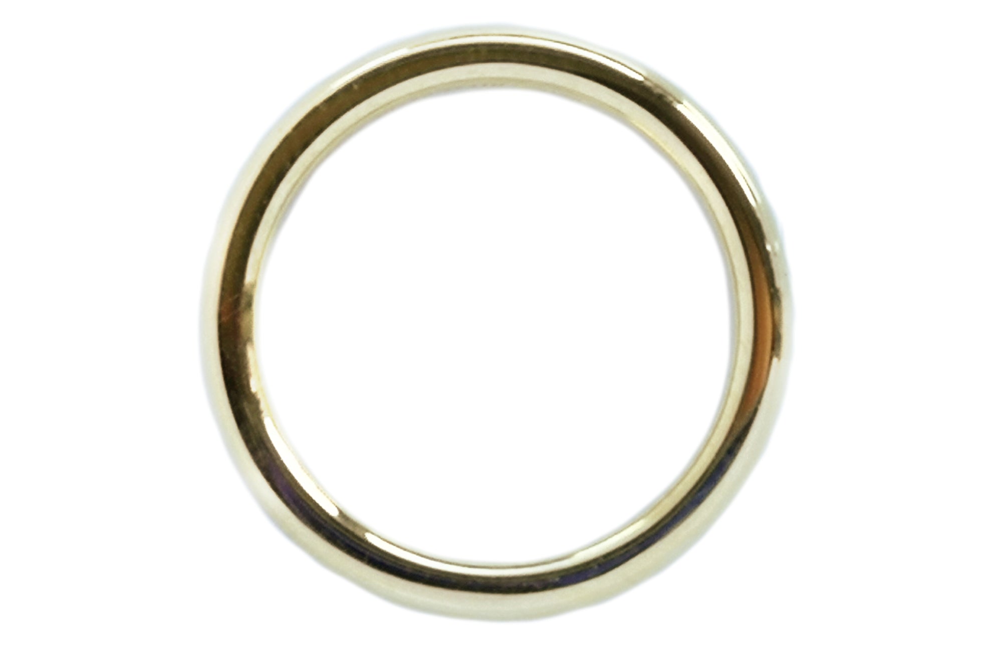 Tiffany & Co. Peretti 3mm 18k Yellow Gold Stacking Wedding Band Ring