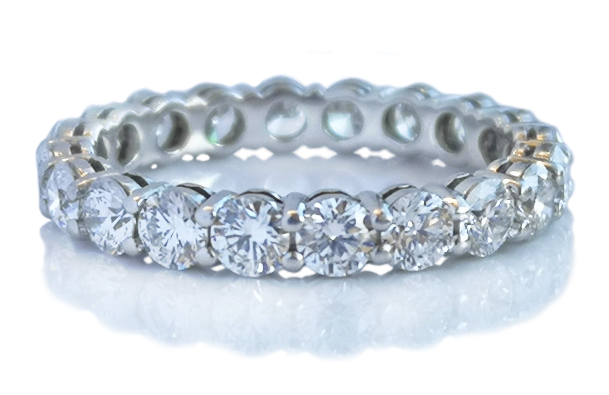 Tiffany & Co 1.80ct 3mm Diamond Embrace Full Circle Band Ring