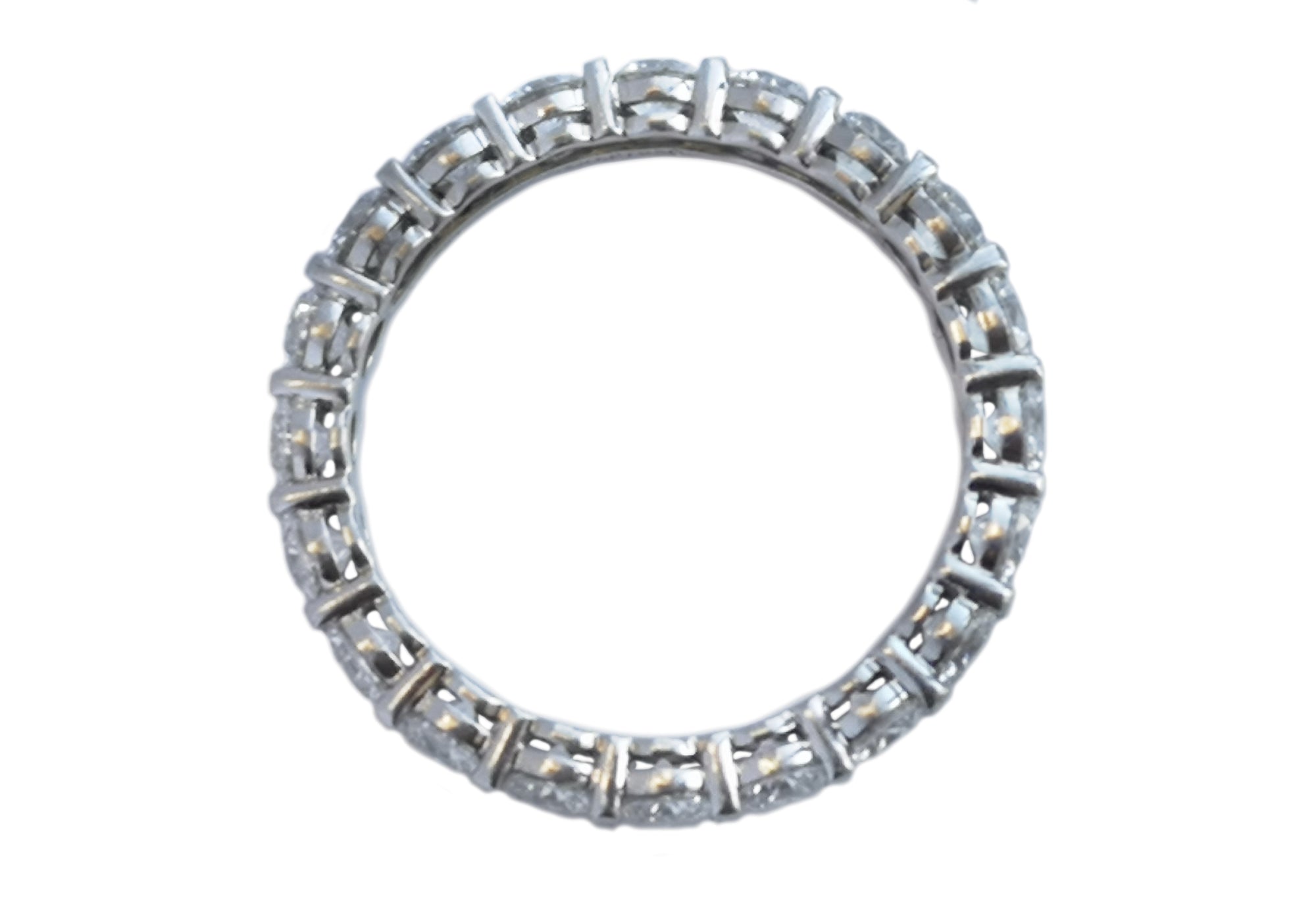 Tiffany & Co 1.80ct 3mm Diamond Embrace Full Circle Band Ring
