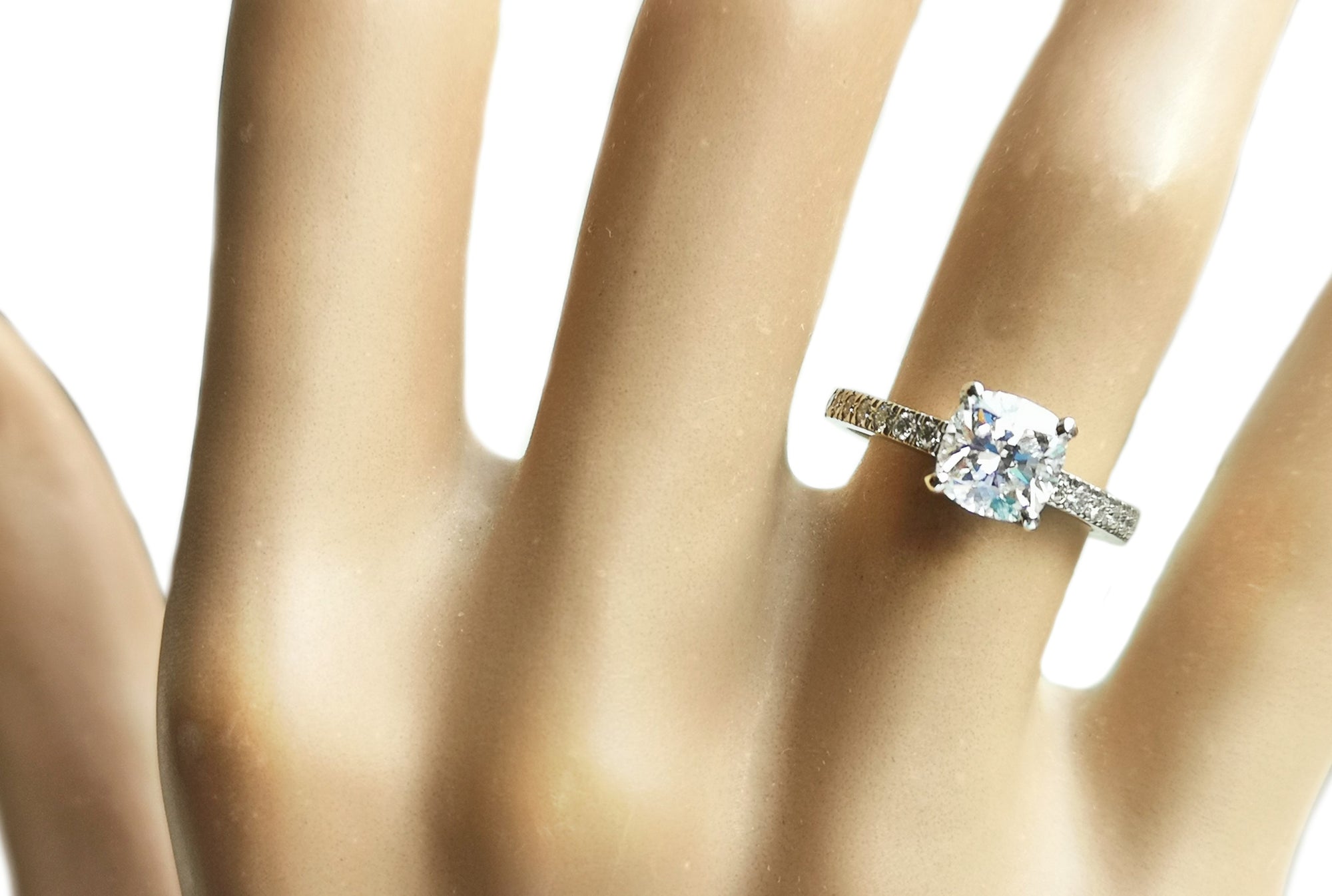 Tiffany & Co. 1.20tcw D/VVS2 Novo Diamond Engagement Ring