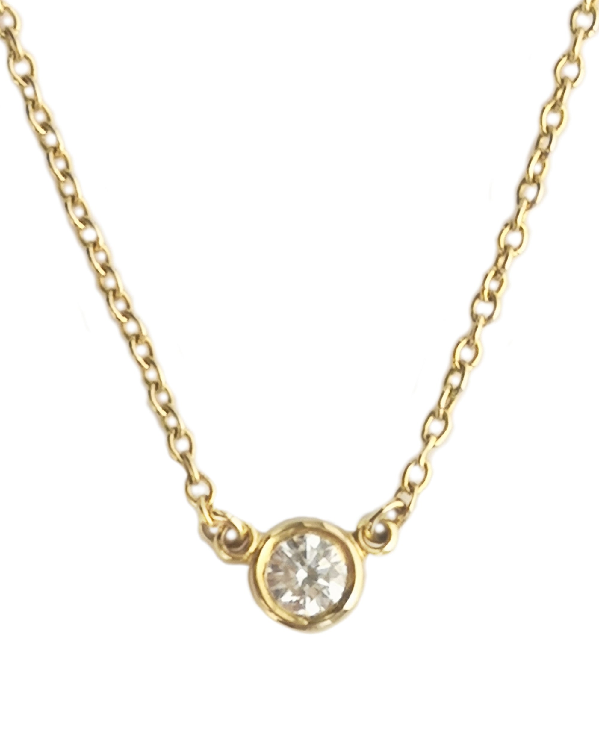 Tiffany & Co .12ct Diamonds By The Yard Peretti 750 16" Necklace