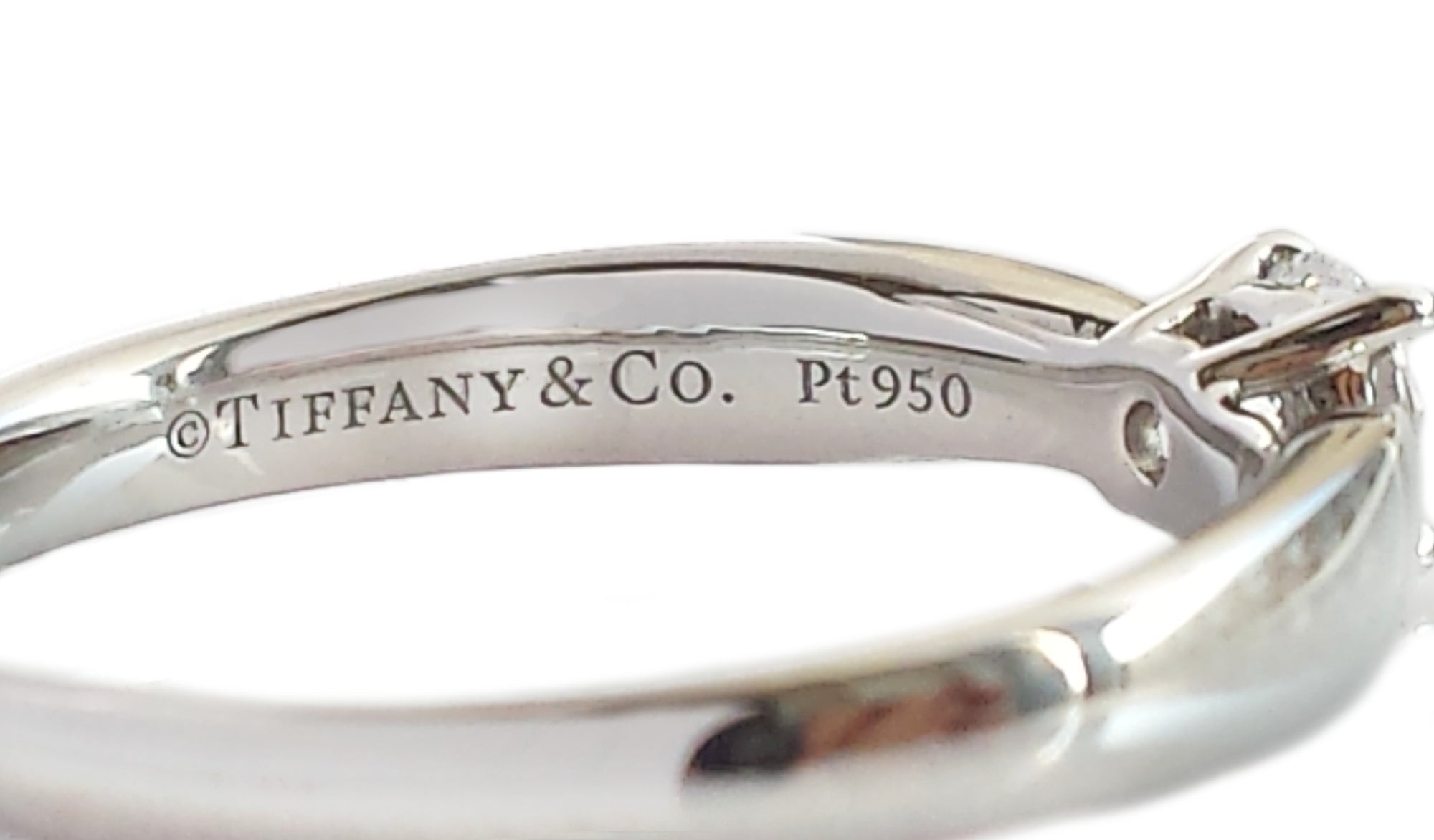 Tiffany & Co. 0.21ct D/VVS1 Triple XXX Harmony Round Brilliant Diamond Engagement Ring