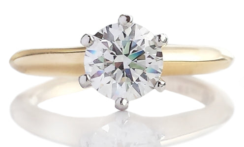Tiffany & Co. 1.07ct E/VS2 Round Brilliant Diamond Engagement Ring