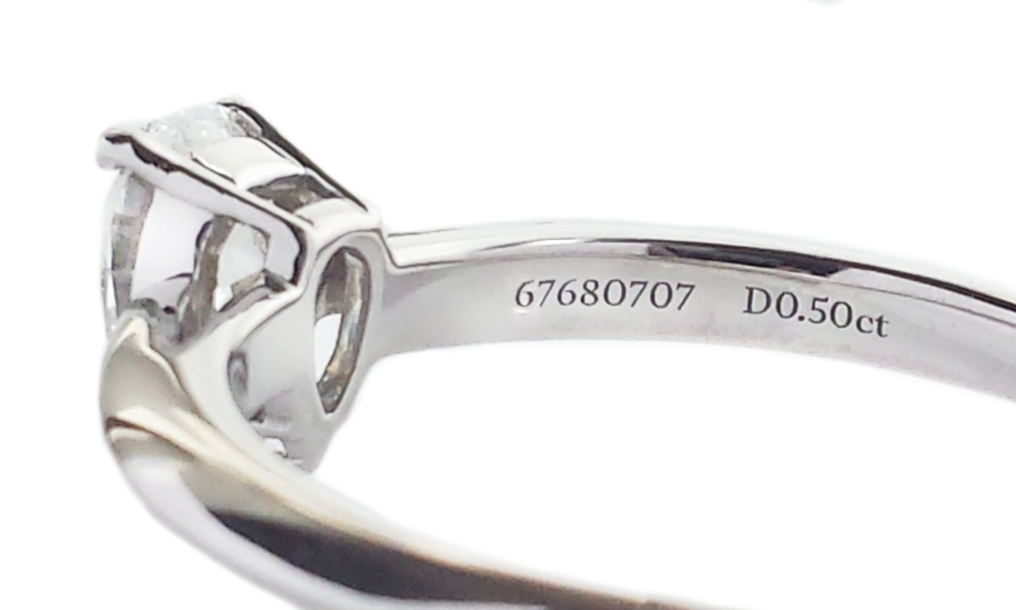 Tiffany & Co. 0.50ct I/VS1 Pear Shaped Diamond Engagement Ring