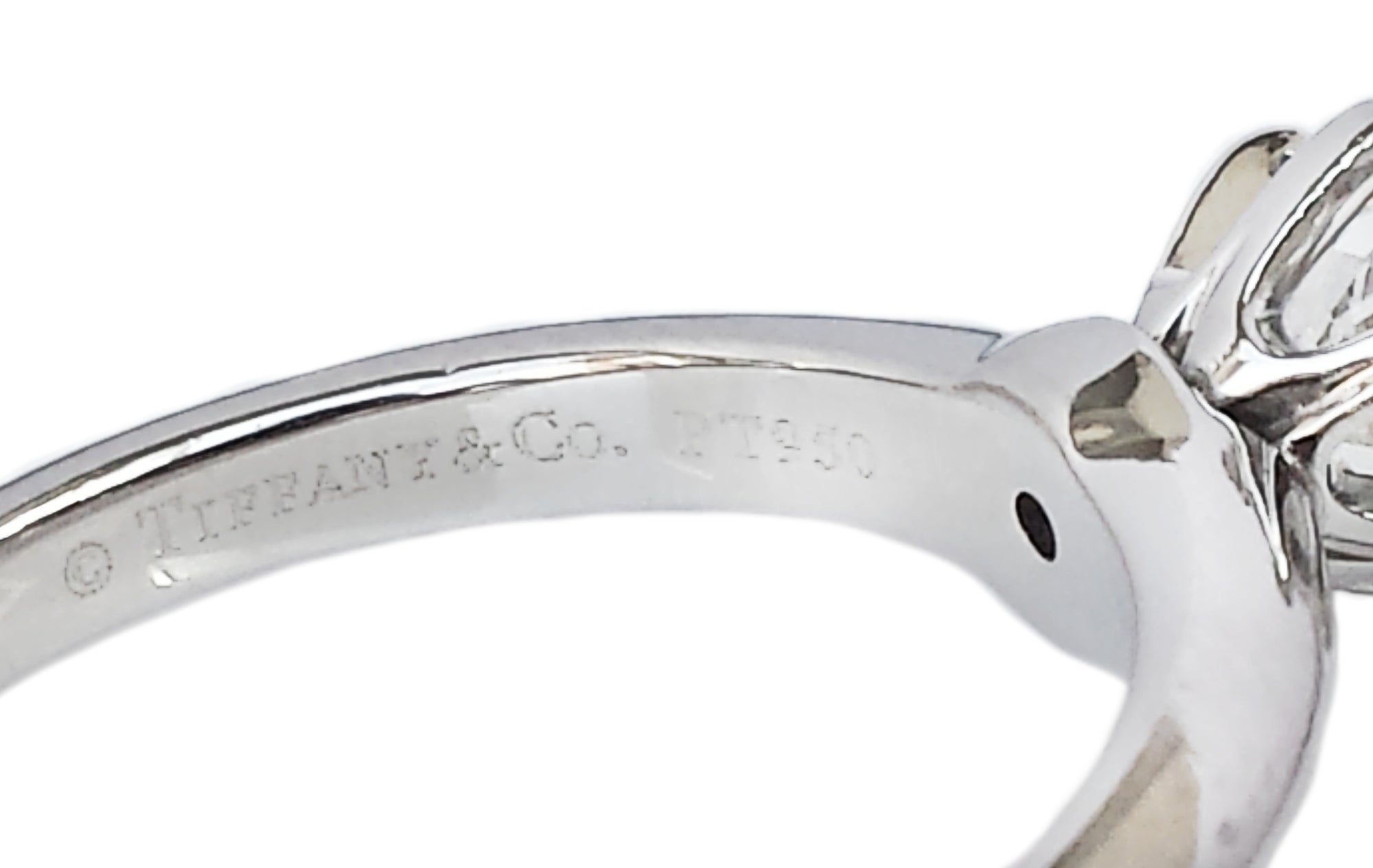Tiffany & Co. 0.64ct I/SI1 Triple XXX Round Brilliant Diamond Engagement Ring