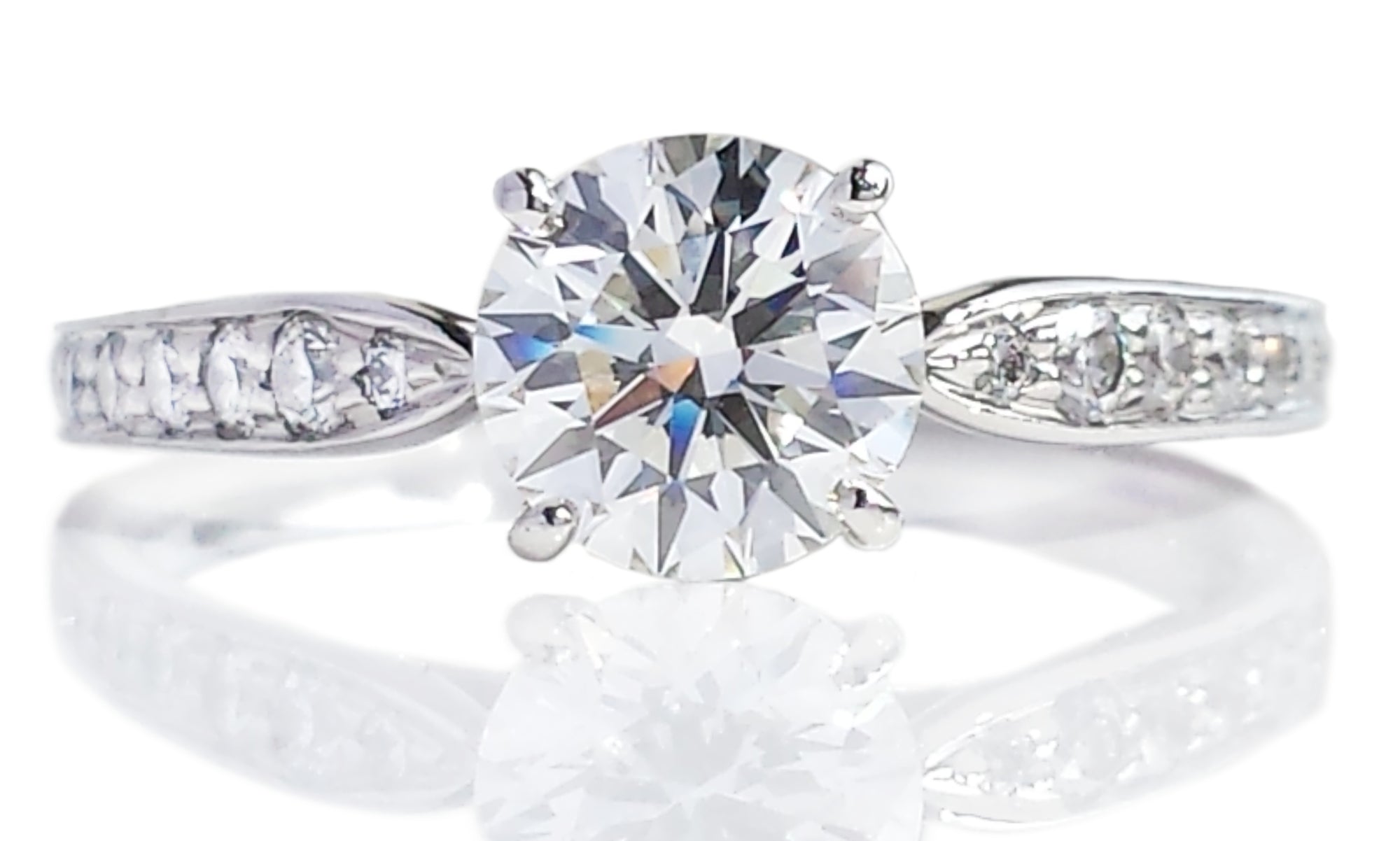 Tiffany & Co. 1.01tcw G/VS1 Triple XXX Harmony Diamond Engagement Ring