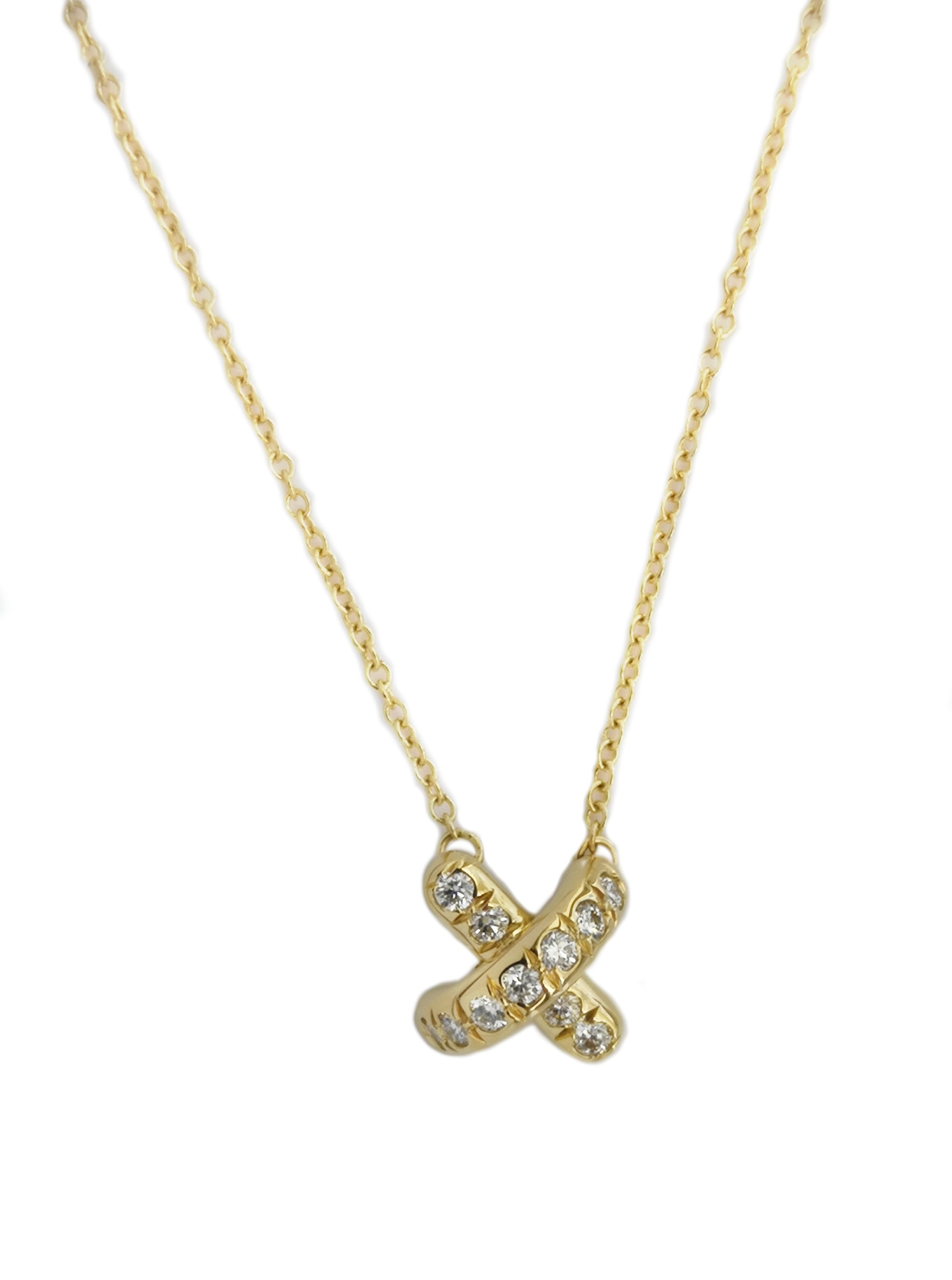 Tiffany & Co. Paloma Picasso Heart X Necklace | eBay