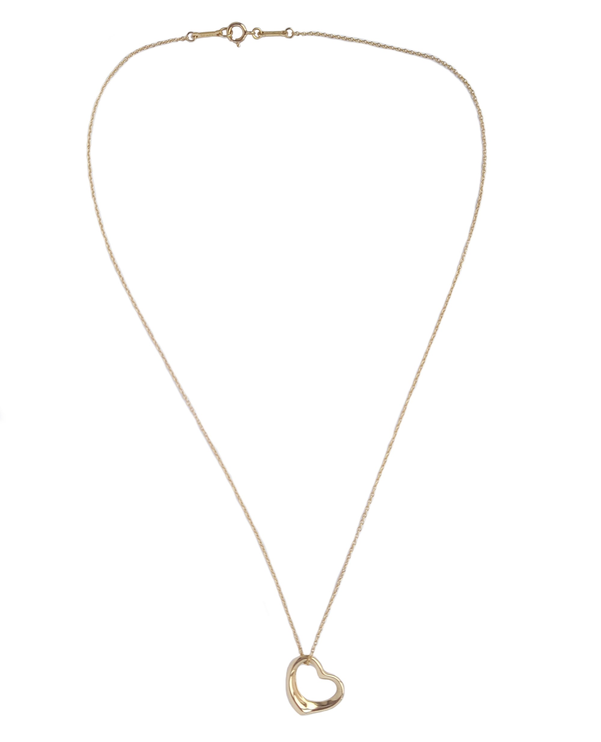 Tiffany & Co. | Jewelry | Tiffany Co Elsa Peretti Open Heart Necklace |  Poshmark