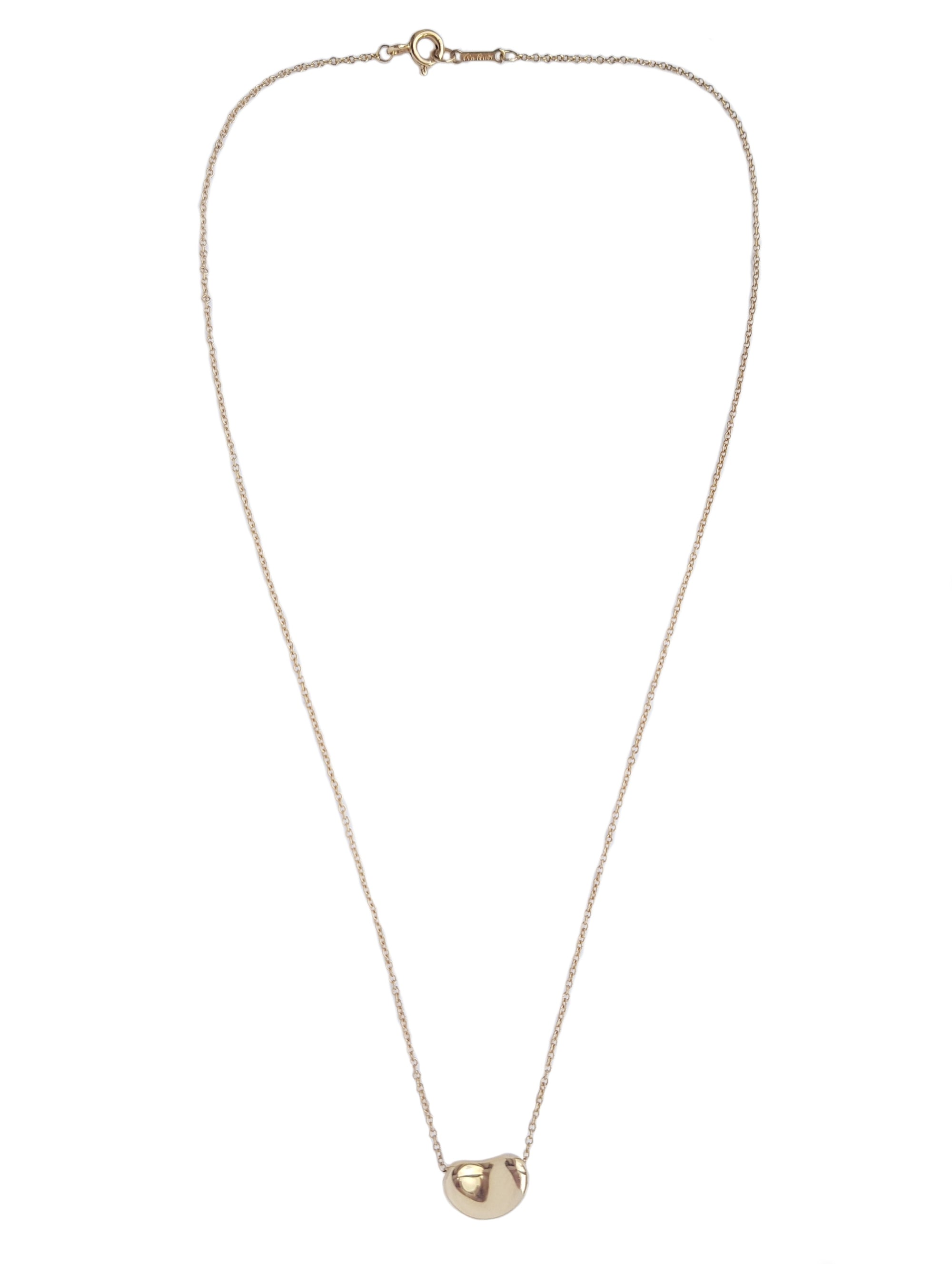 Tiffany&Co.-Tiffany-Bean-Necklace-Medium-K18-750-Yellow-Gold – Mindarie-wa  luxury Store