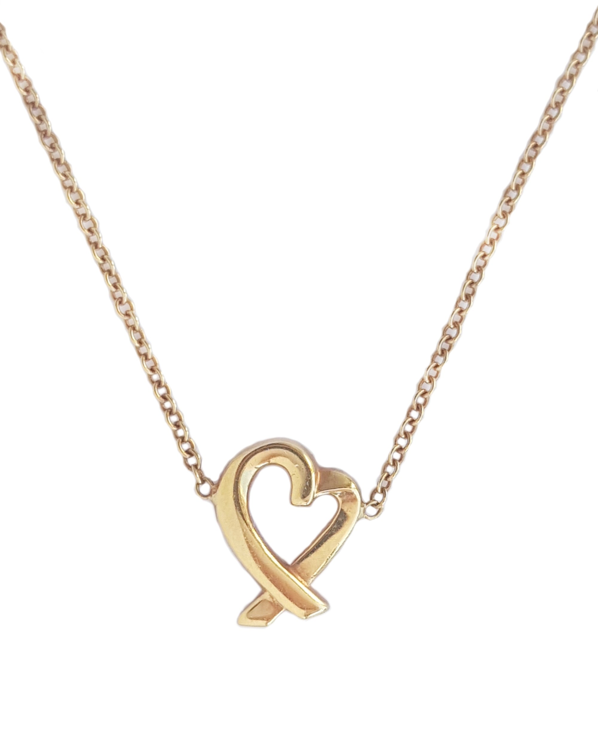 Tiffany & Co Paloma Picasso 750 Loving Heart Necklace 11mm