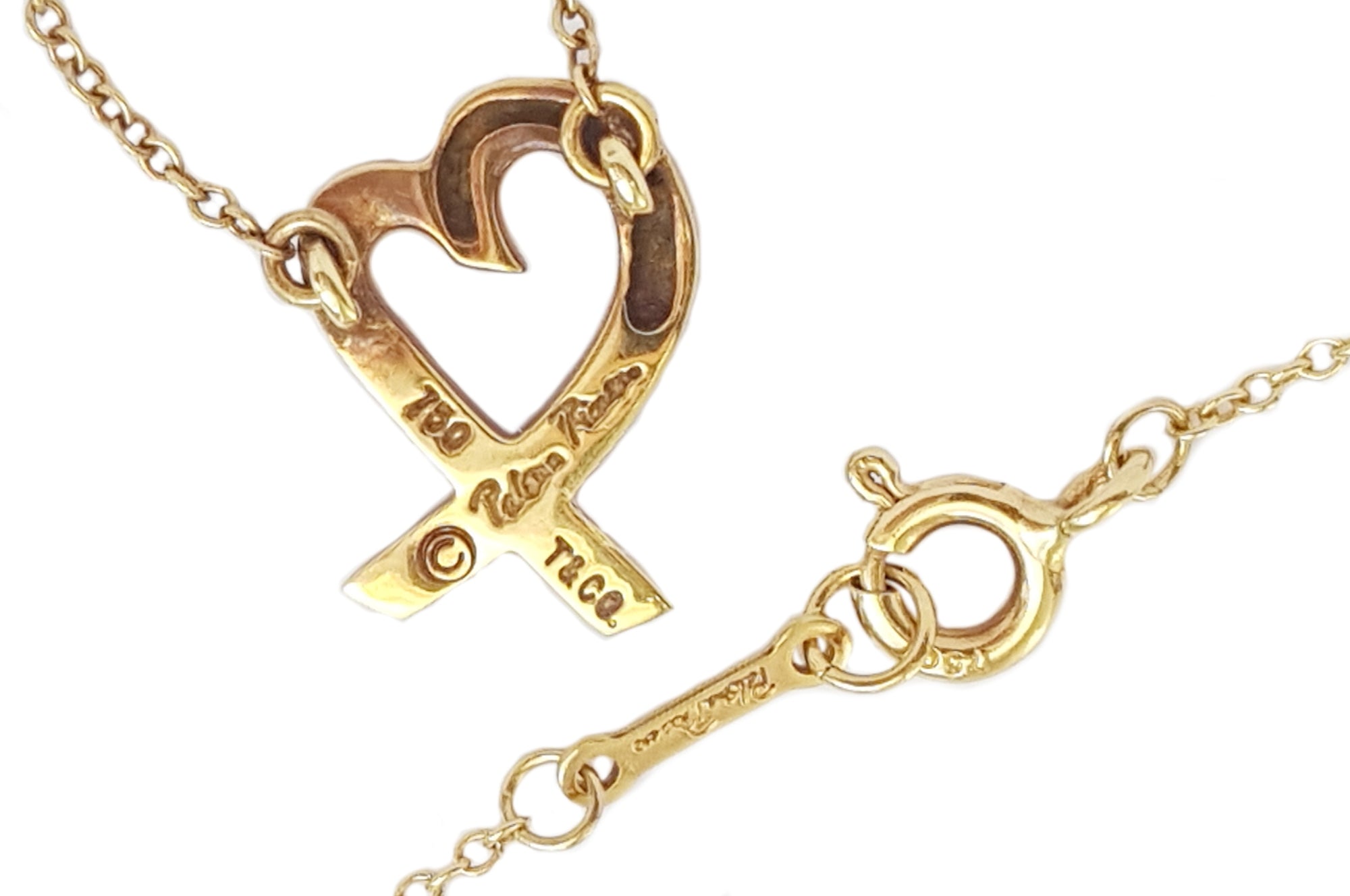 Tiffany & Co Paloma Picasso 14mm 750 Loving Heart Necklace 16.5"