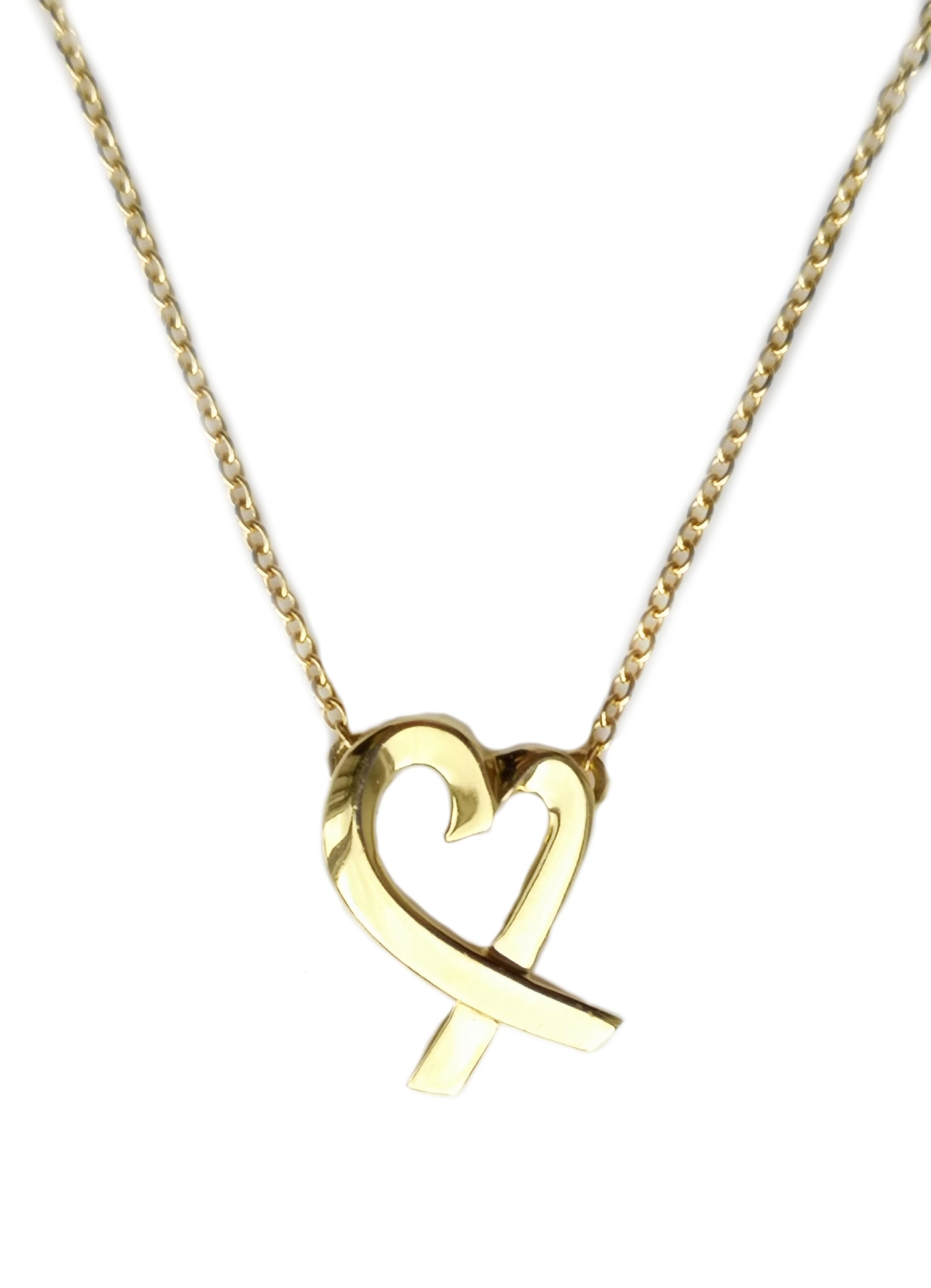 Tiffany & Co Paloma Picasso 14mm 750 Loving Heart Necklace 16.5"