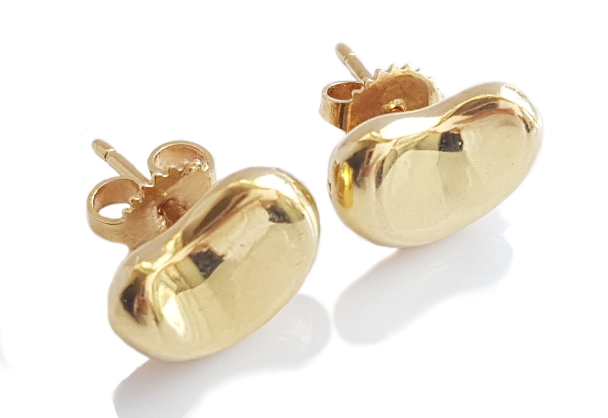 Tiffany & Co. 750 (Gold) Elsa Peretti Bean Earrings