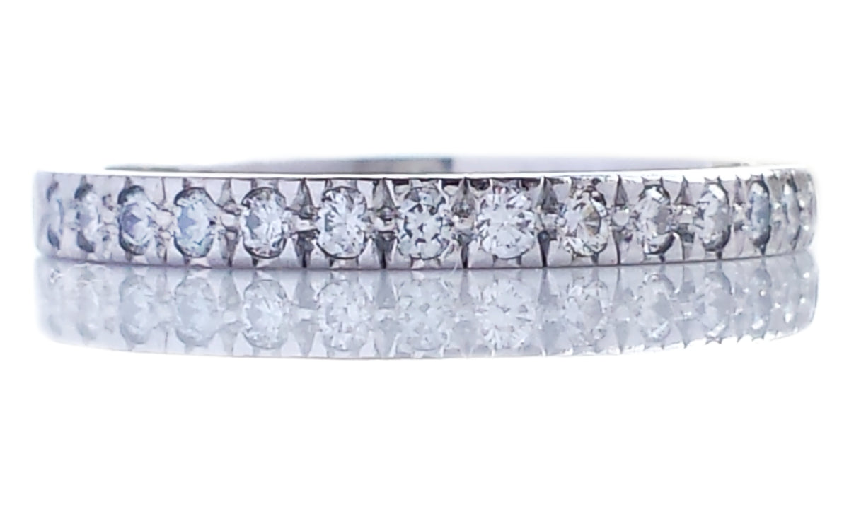 Tiffany & Co. Novo 0.23ct Half Circle  Diamond & Platinum Wedding Ring K