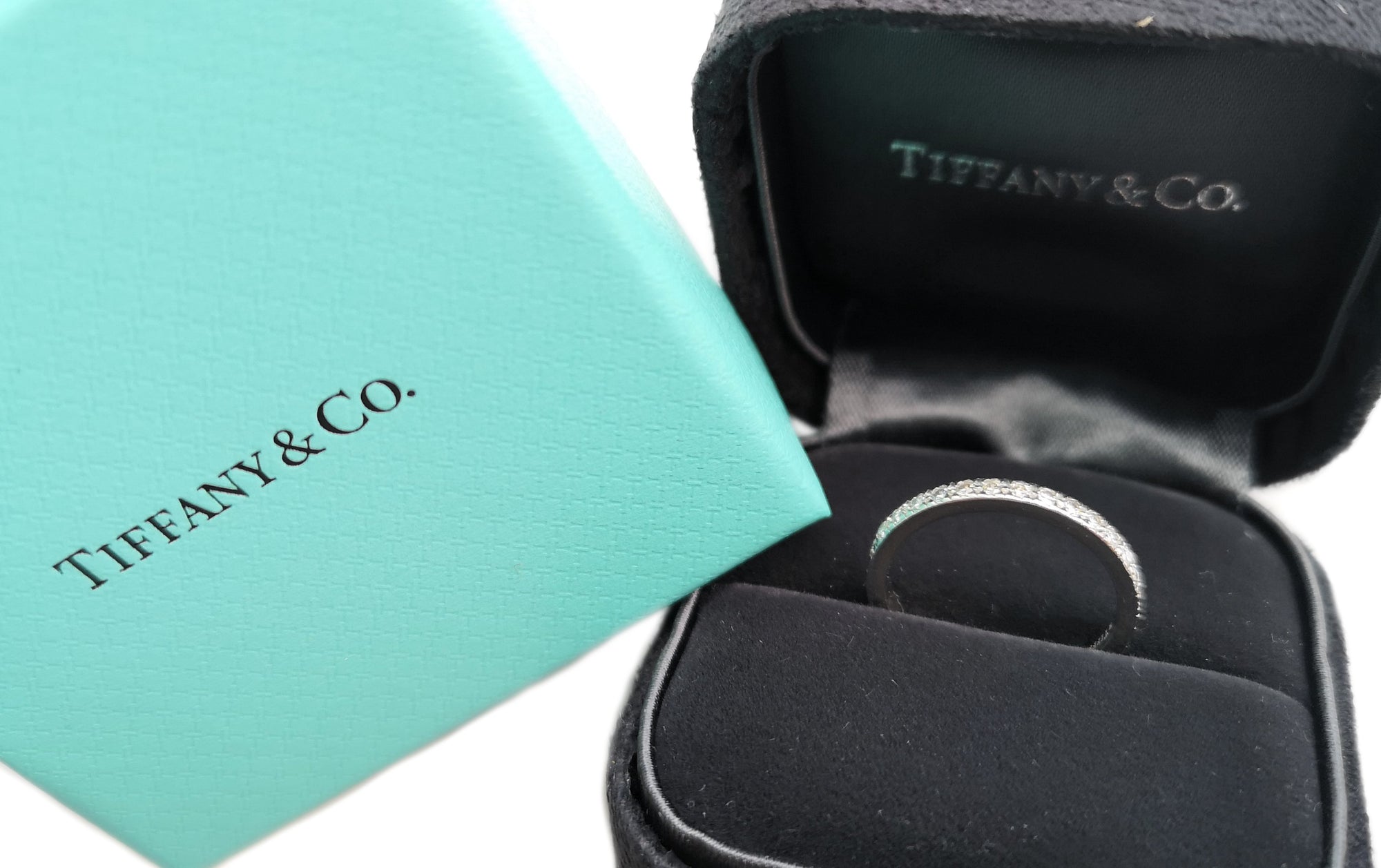 Tiffany & Co. Novo 0.23ct Half Circle Diamond Wedding Band / Ring