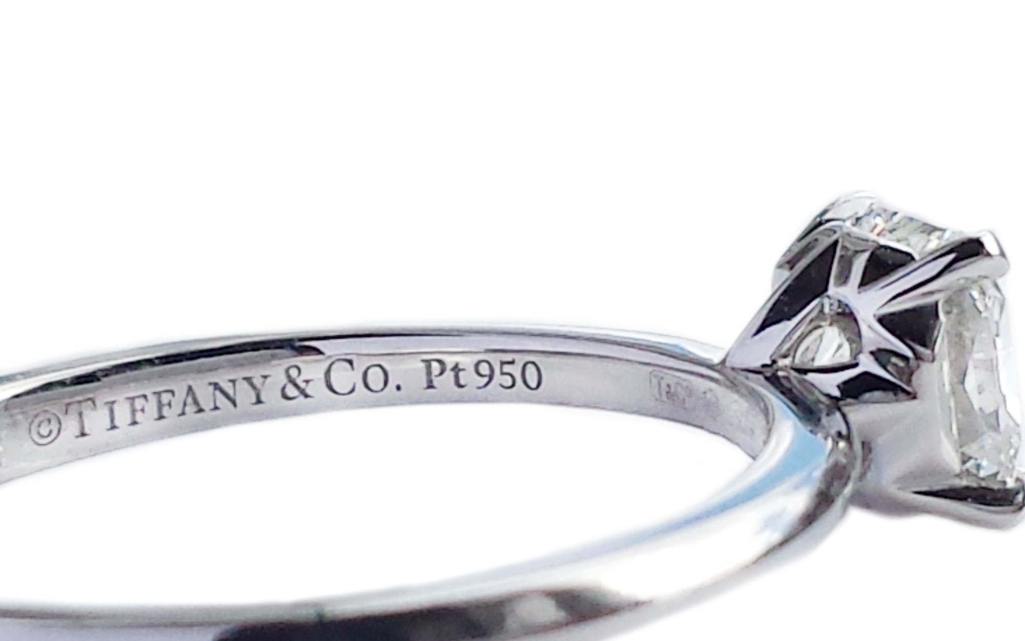 Tiffany & Co. True® 0.54ct H/VVS2 Triple XXX Diamond Engagement Ring
