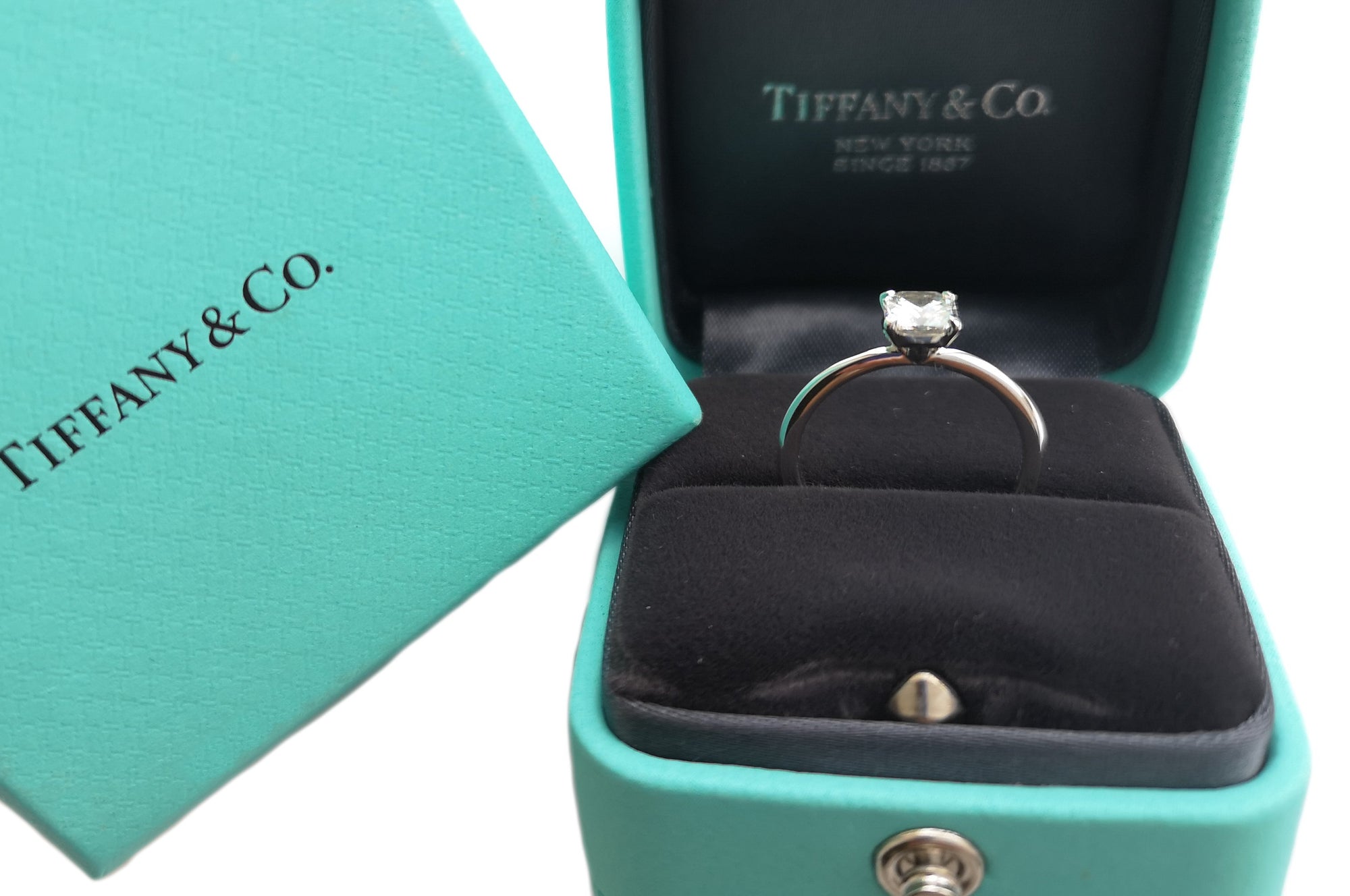 Tiffany & Co. True® 0.54ct H/VVS2 Triple XXX Diamond Engagement Ring
