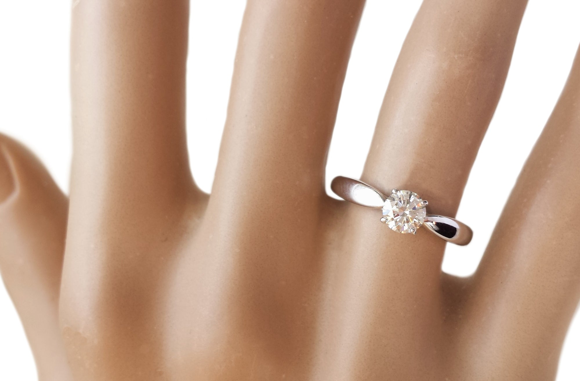 Tiffany & Co. 0.45ct I/IF Harmony Round Brilliant Diamond Engagement Ring