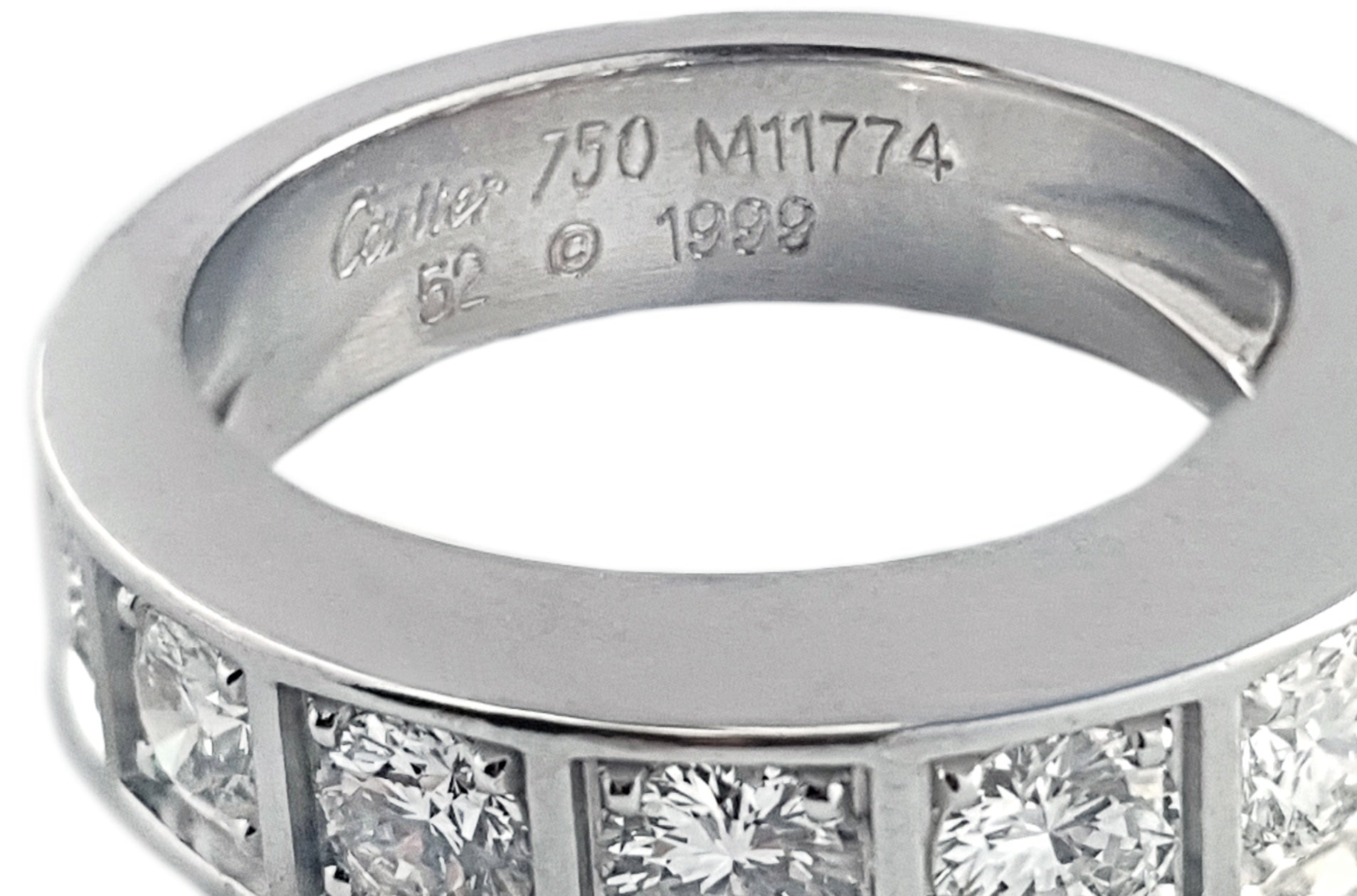 Cartier Lanières 1.62ct 5mm Diamond Wedding / Eternity Band