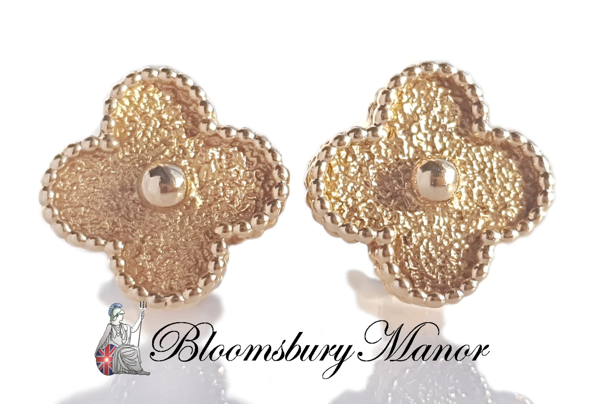 Vintage Alhambra earrings 18K yellow gold - Van Cleef & Arpels