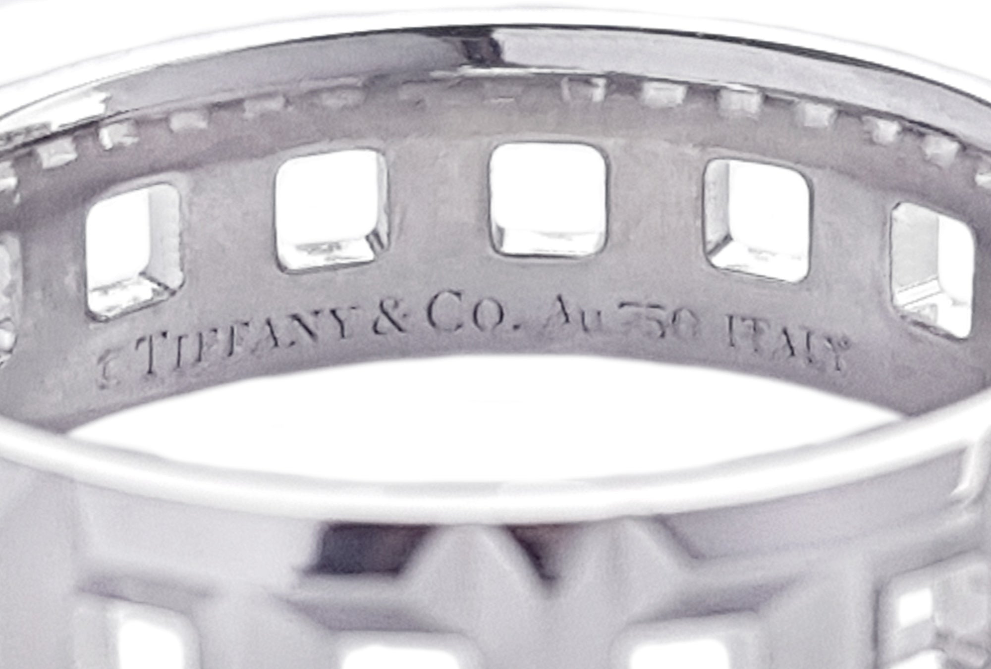 Tiffany & Co T True Wide 5mm 750 (Gold) Ring SZ M